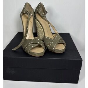 Giuseppe Zanotti Koka Jasmin Espadrille Wedge Heels 36.5 EU